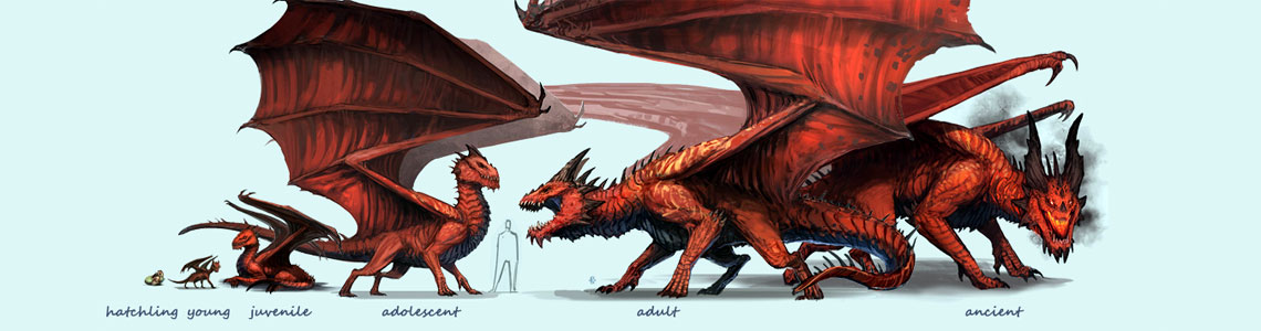 Dragon growth and molting