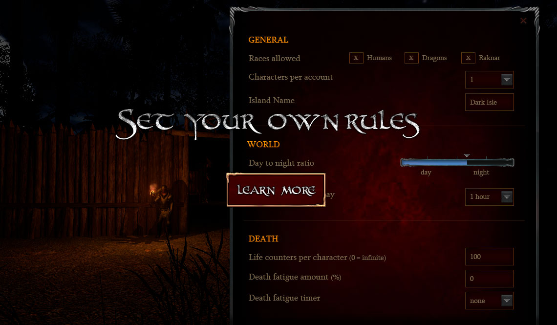 You Set The Rules!
